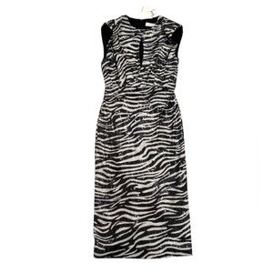 NEW MISHA Susanita Printed Sequin Dress SIZE 10